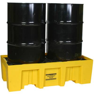 2 Drum Spill Containment Pallet